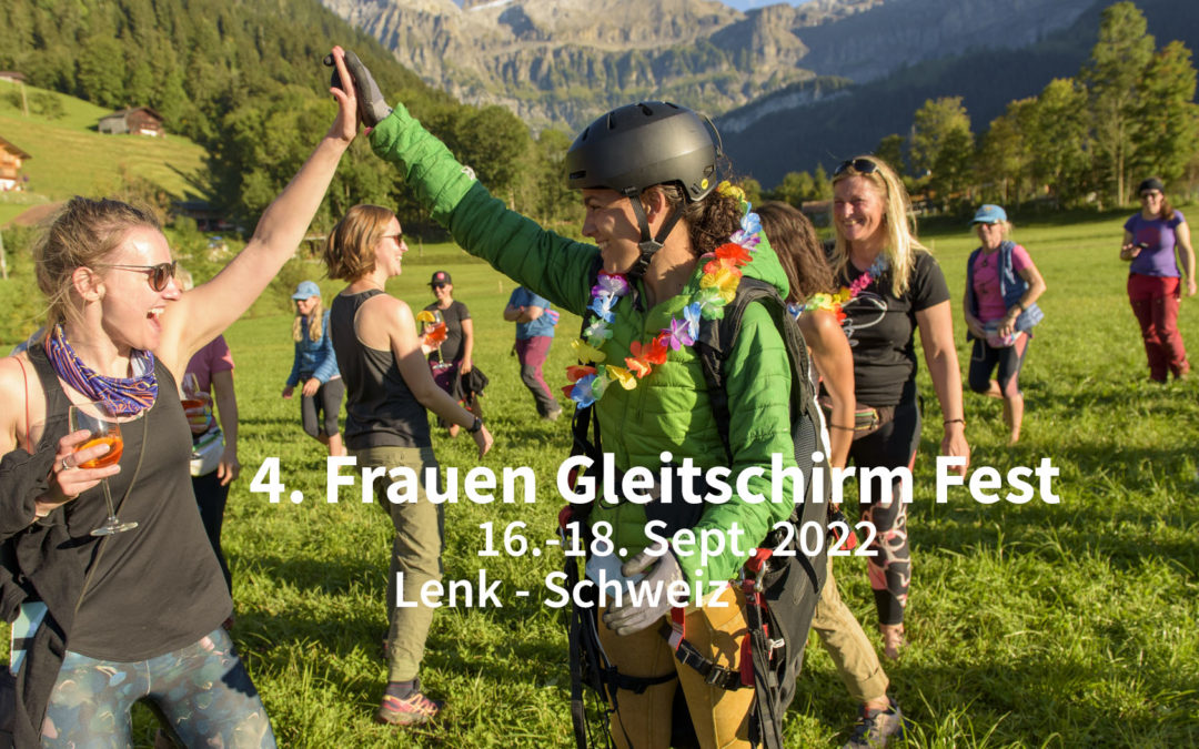 Programm 4. Frauen Gleitschirm Fest 16.-18. Sept 2022